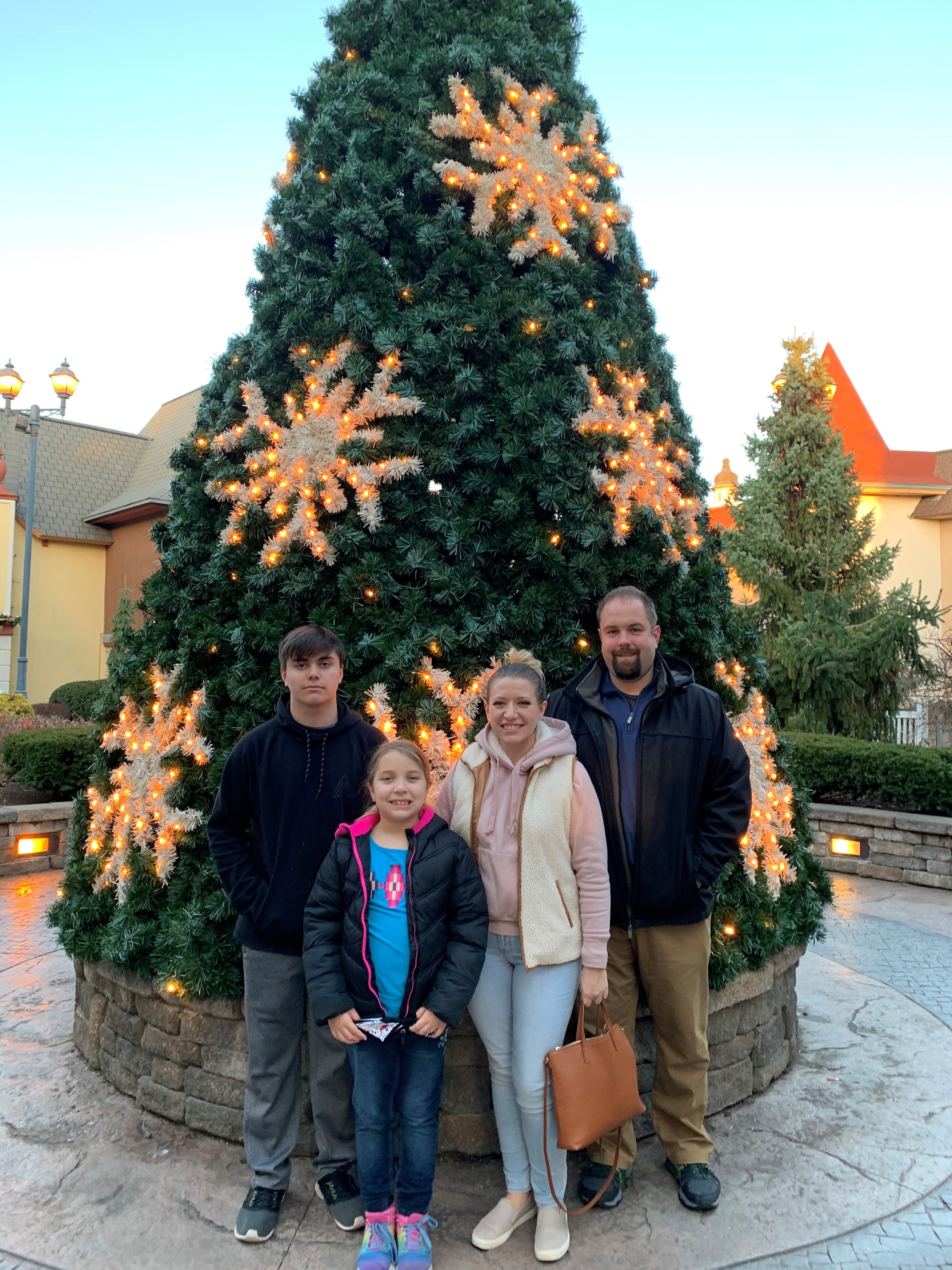 Eric's family at Christmas