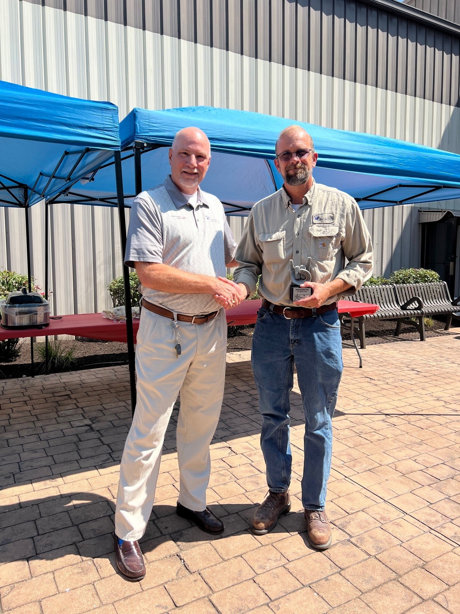 CEO George Carter and Operations Supervisor John McMaster