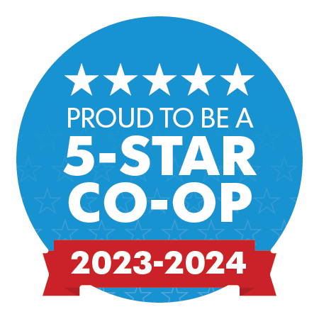 Proud to be a 5-star Co-op