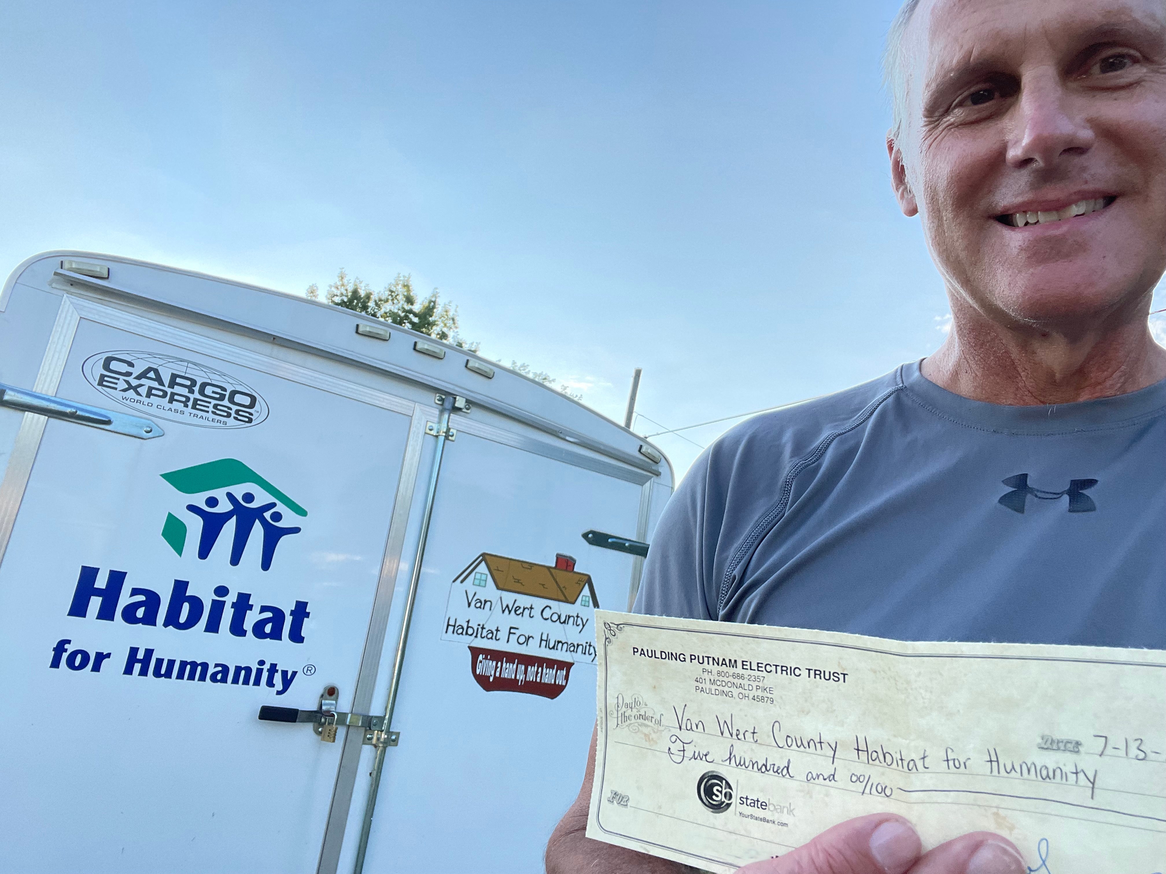 Habitat for Humanity donation