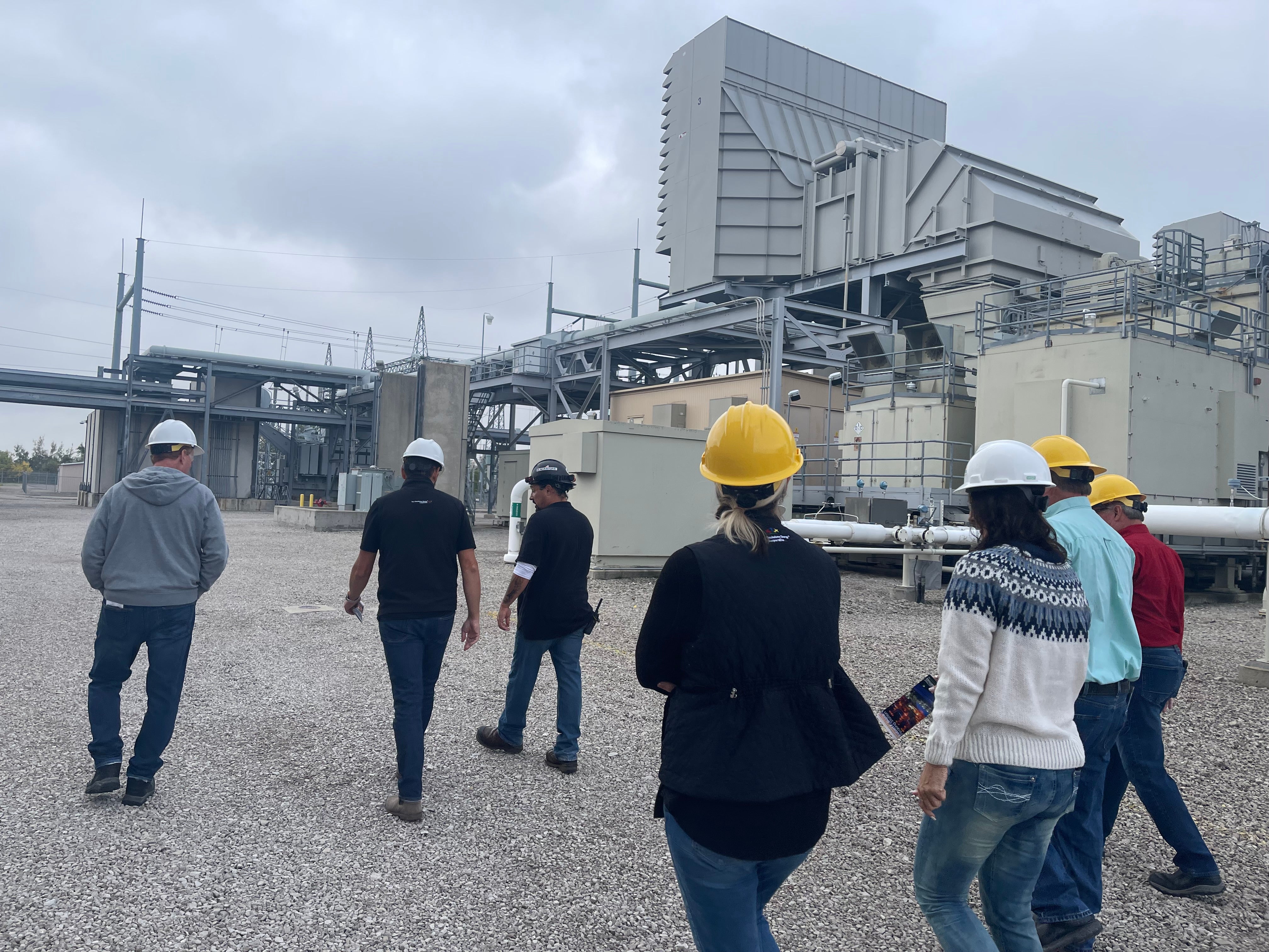 PPEC employees touring Mone