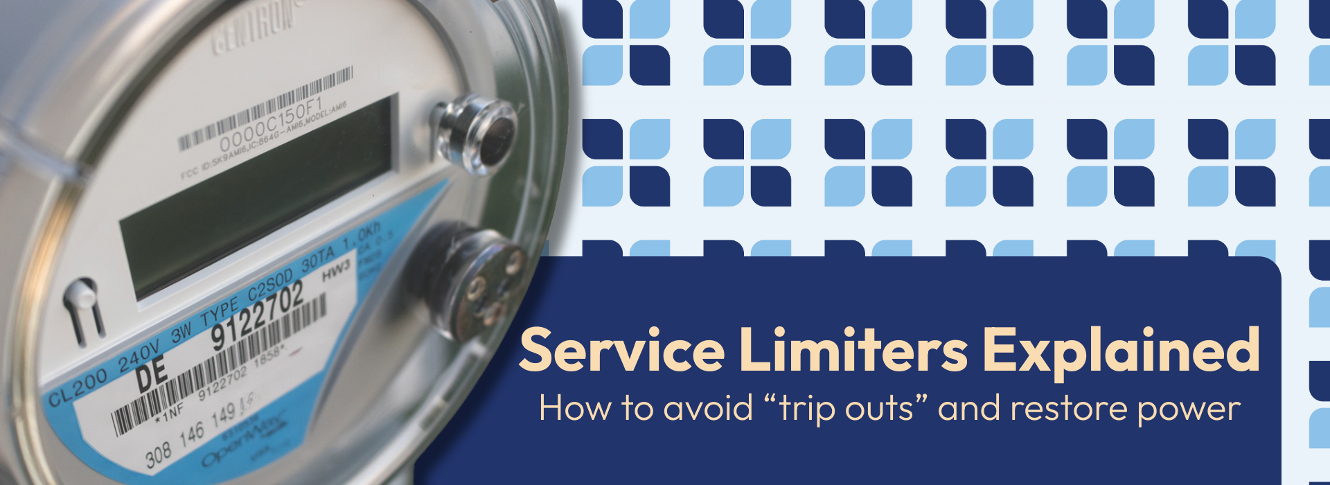 Service Limiters Explained - How to avoid trip outs and restore power