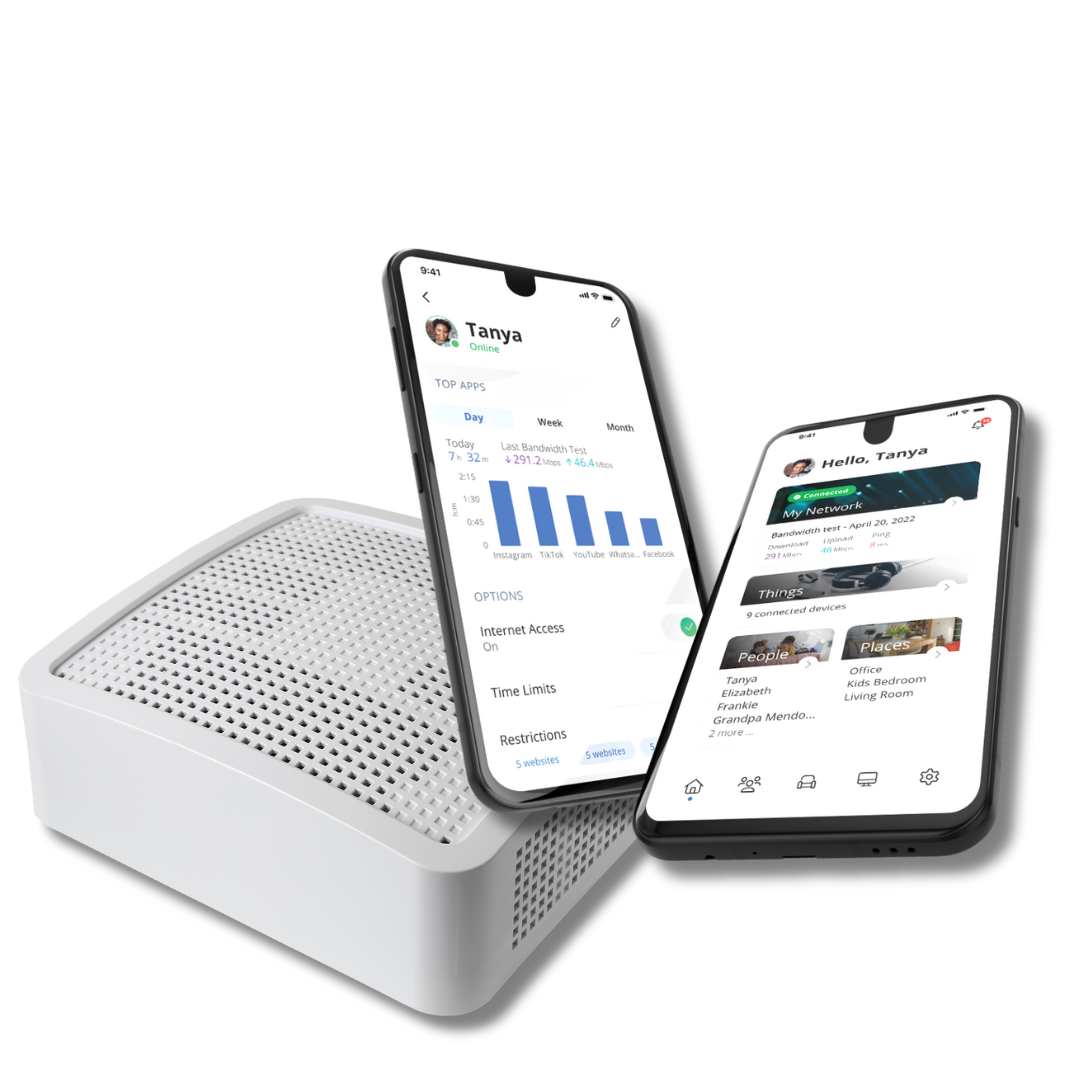 fiber internet gateway with phone app