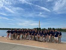 Youth Tour at Washington Monument